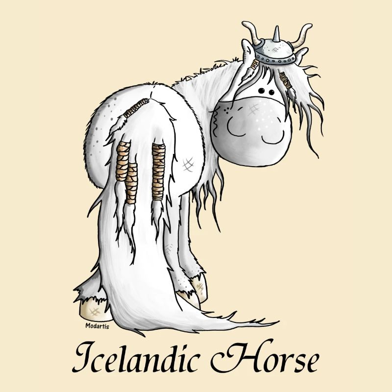 Wilder Wikinger Isländer - Pferd