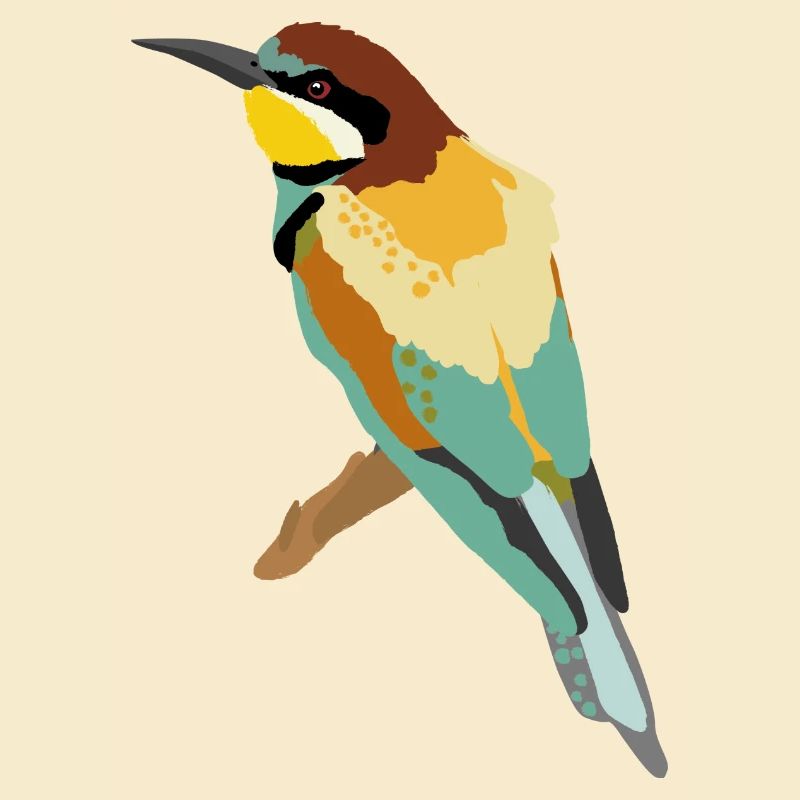 Illustration du guêpier