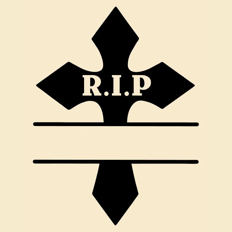 Cross R.I.P rests in peace