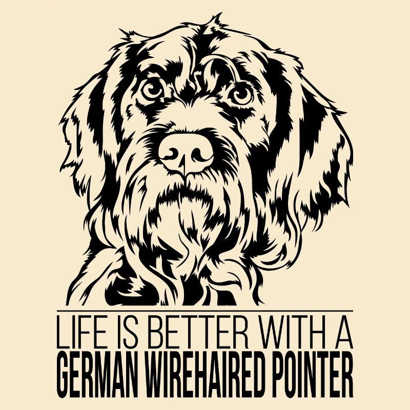 German Wirehaired Pointer life is better Wilsigns