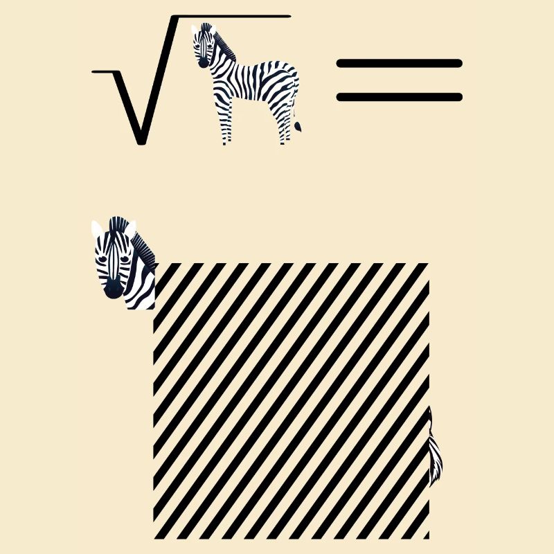 Die Quadratwurzel eines Zebras | Ich liebe Mathe
