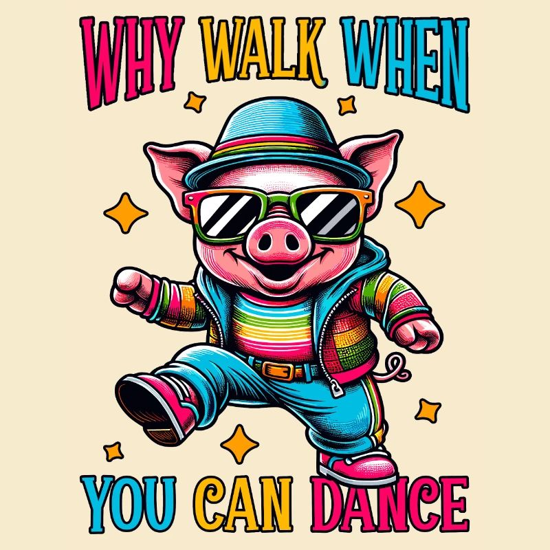 Funny Dance Pig