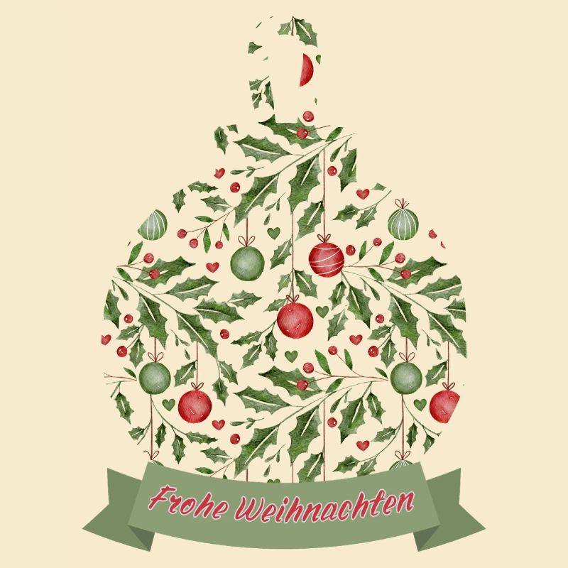 Boule de Noël avec texte Joyeux Noël