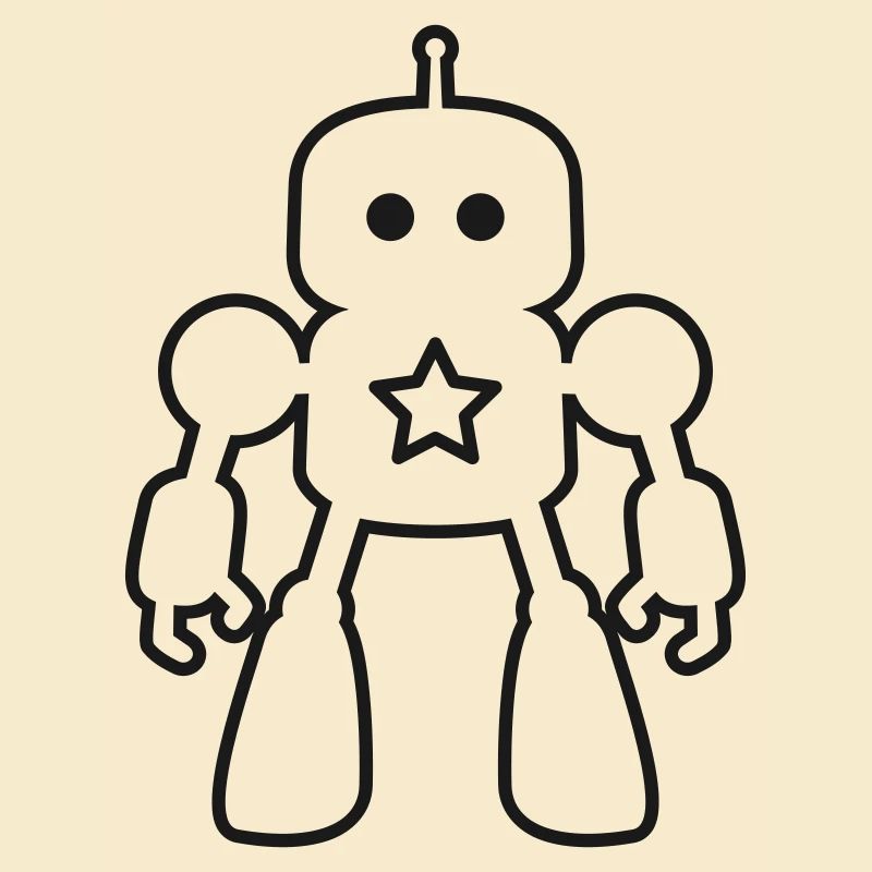 Roboter – Künstliche Intelligenz Sci-Fi Design