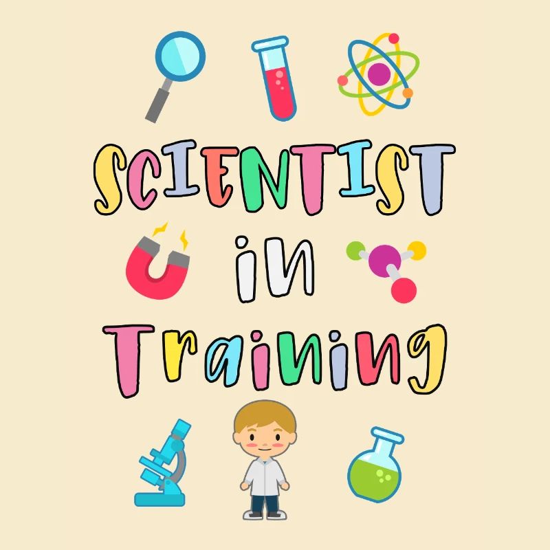Young scientist in training