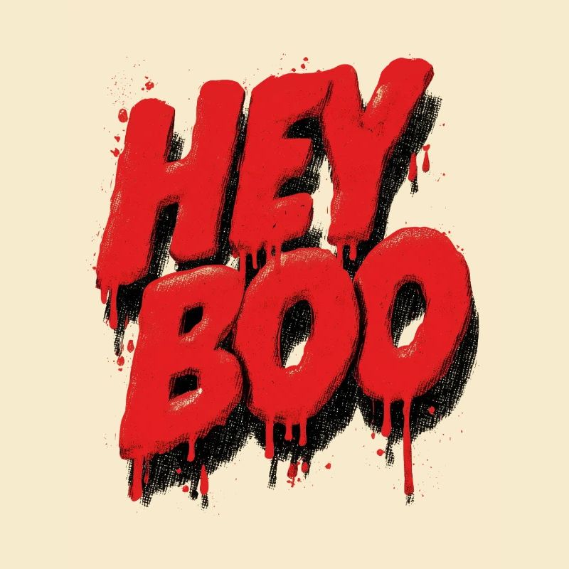 Hey Boo Graffiti