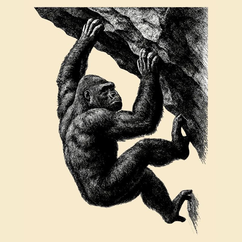 Realistic Gorilla: Bouldering & Grip Strength