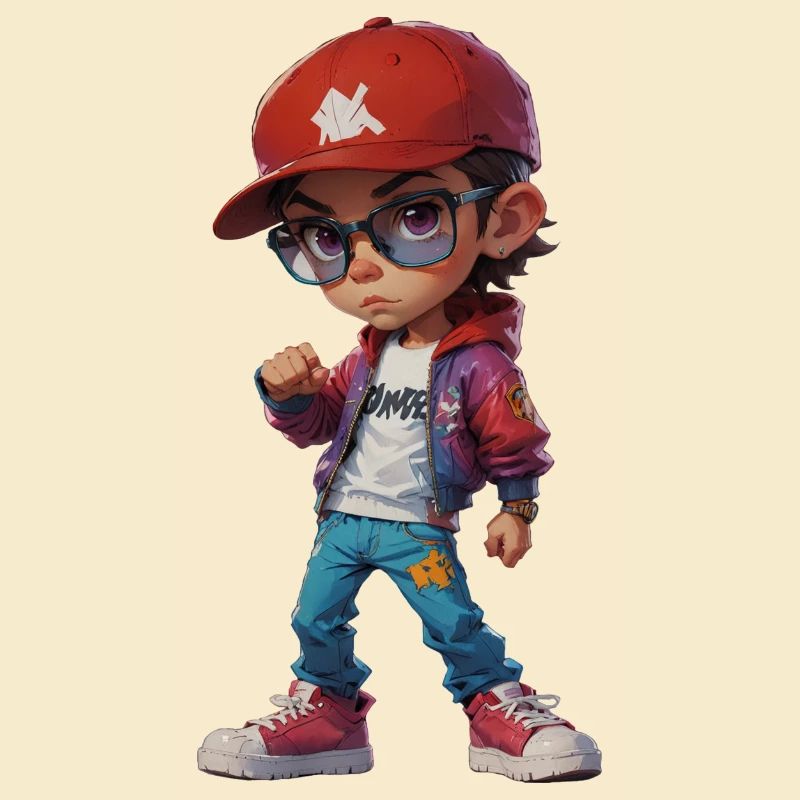Adolescent branché cool
