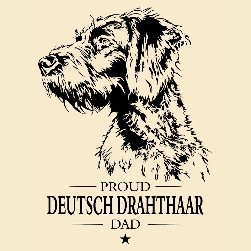Deutsch Drahthaar Dad Hunde Hund Wilsigns