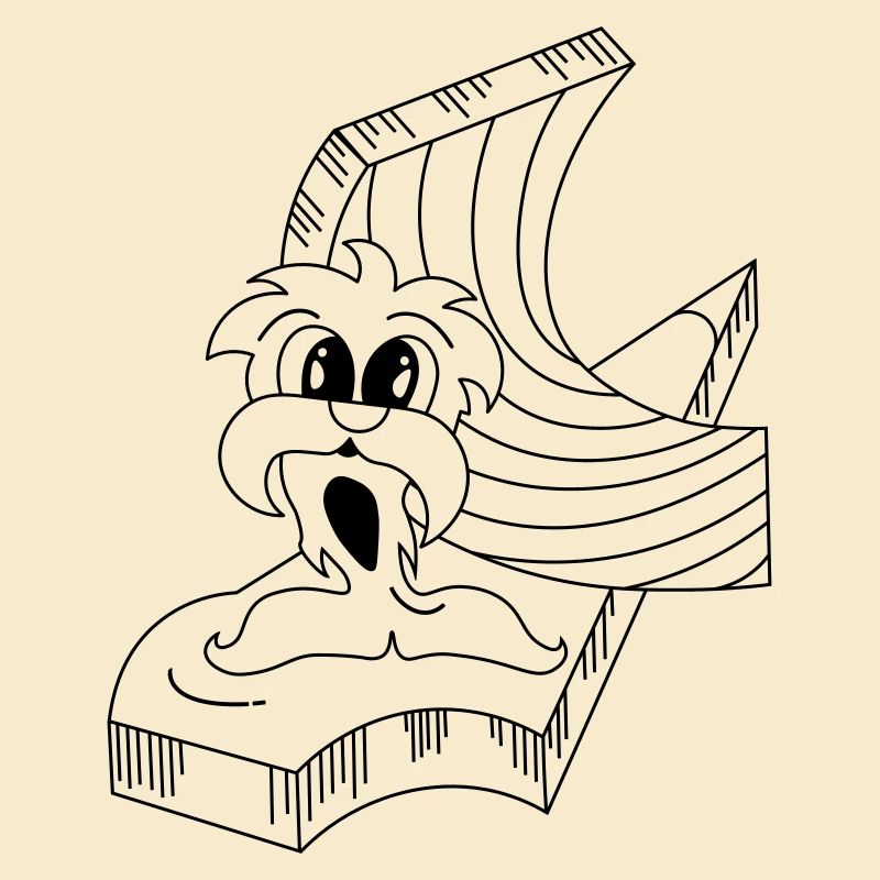 Pinguinmann auf Eisscholle