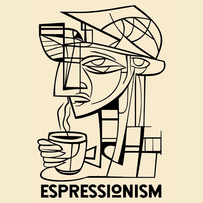 Espressionism - Espresso - Drinking Coffee