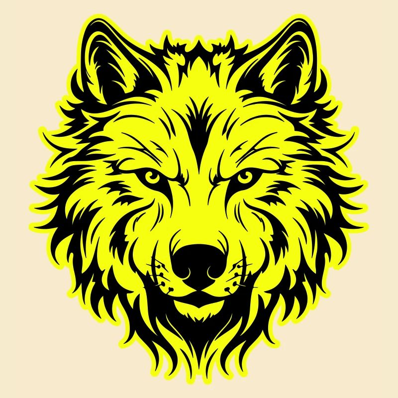 Wolf Head Portrait Icon