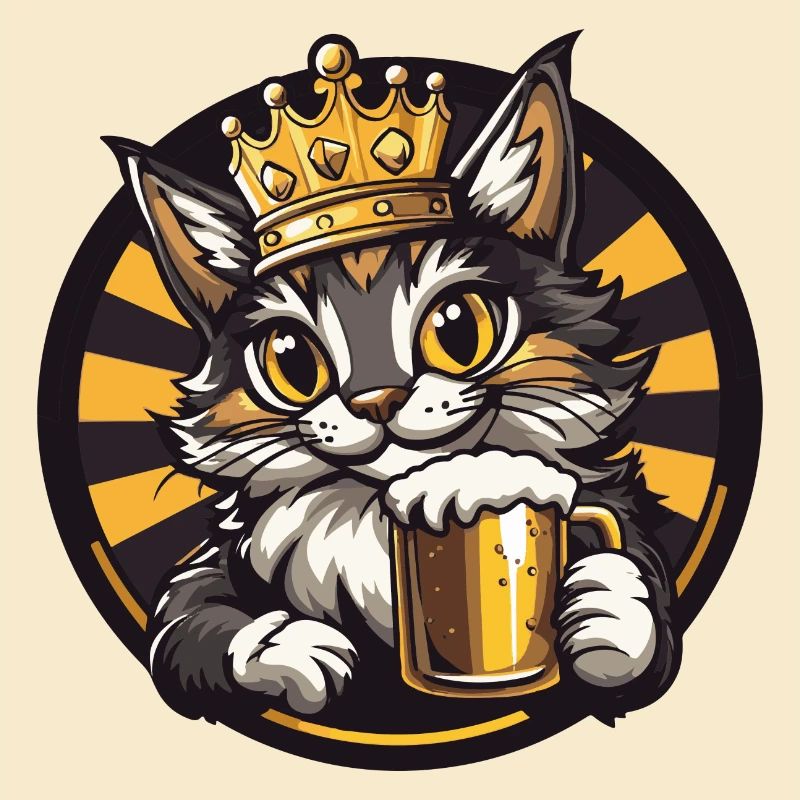 Bande dessinée sur la bière de chat
