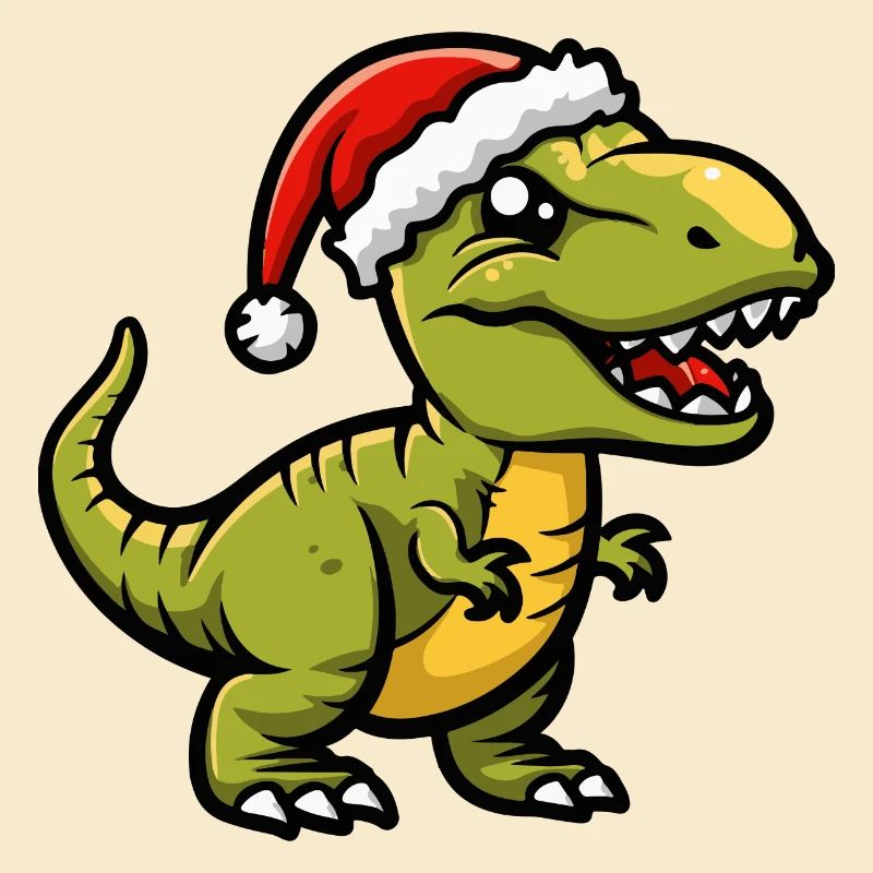 Dinosaure T-Rex Noël