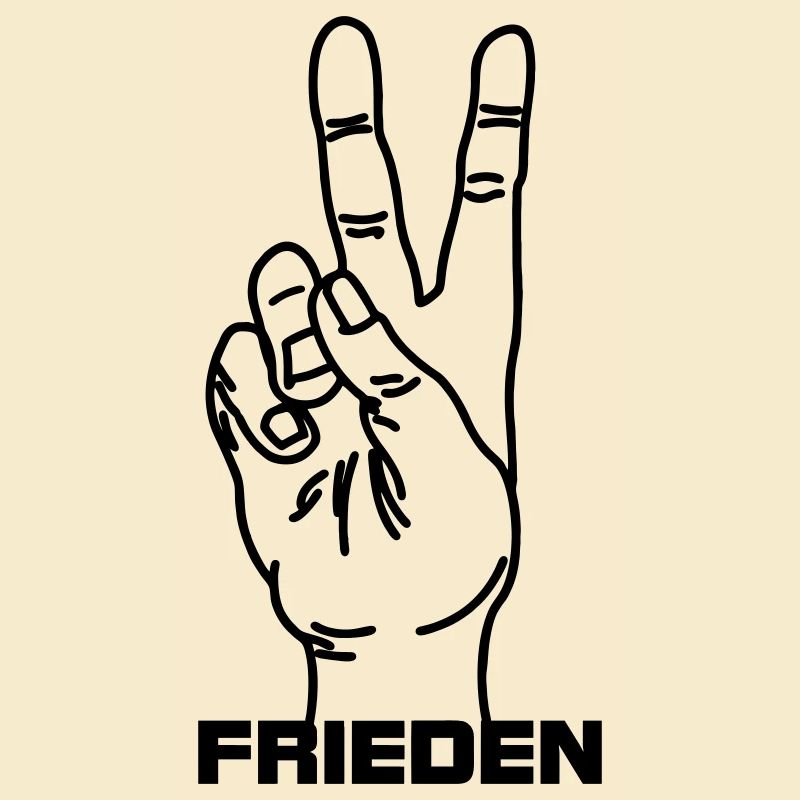 Geste de la main allemand Frieden