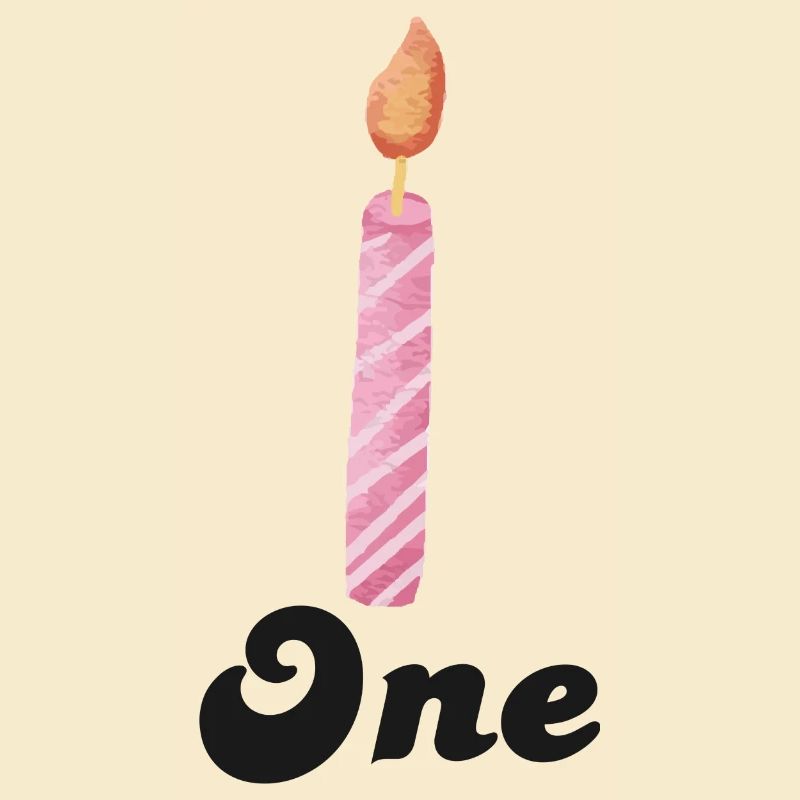 1e anniversaire bougie