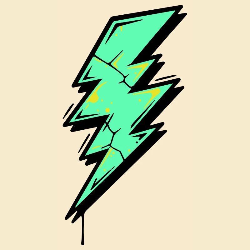 Blitzstil Blitz Abstrakt