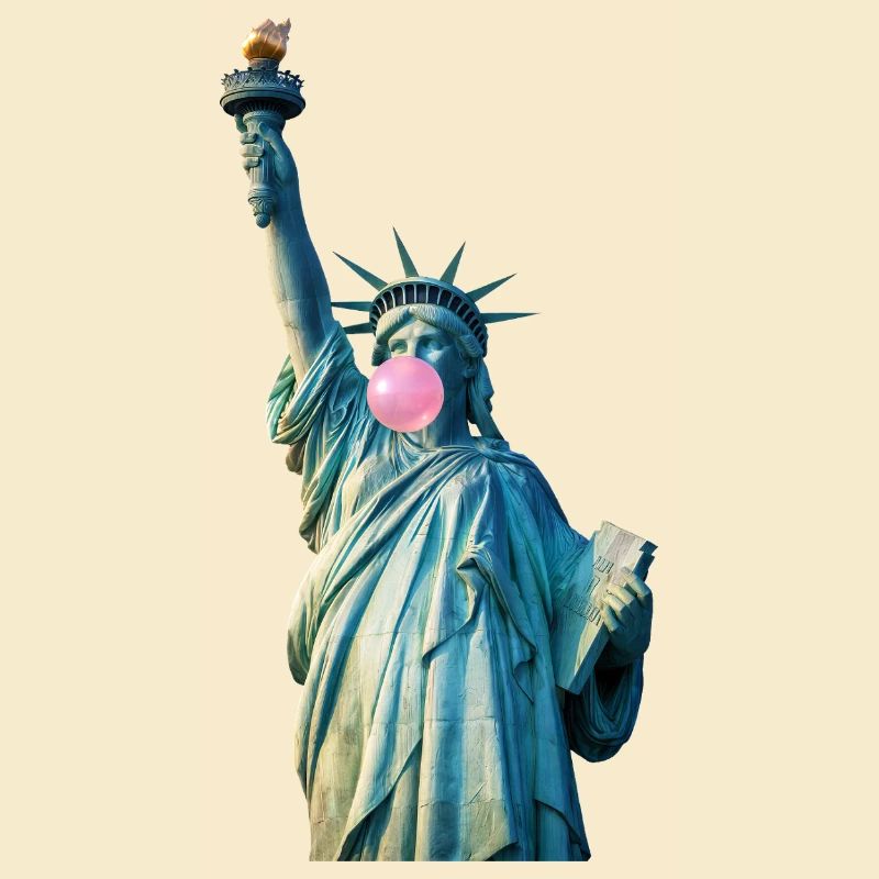 Freiheitsstatue Kaut Bubblegum