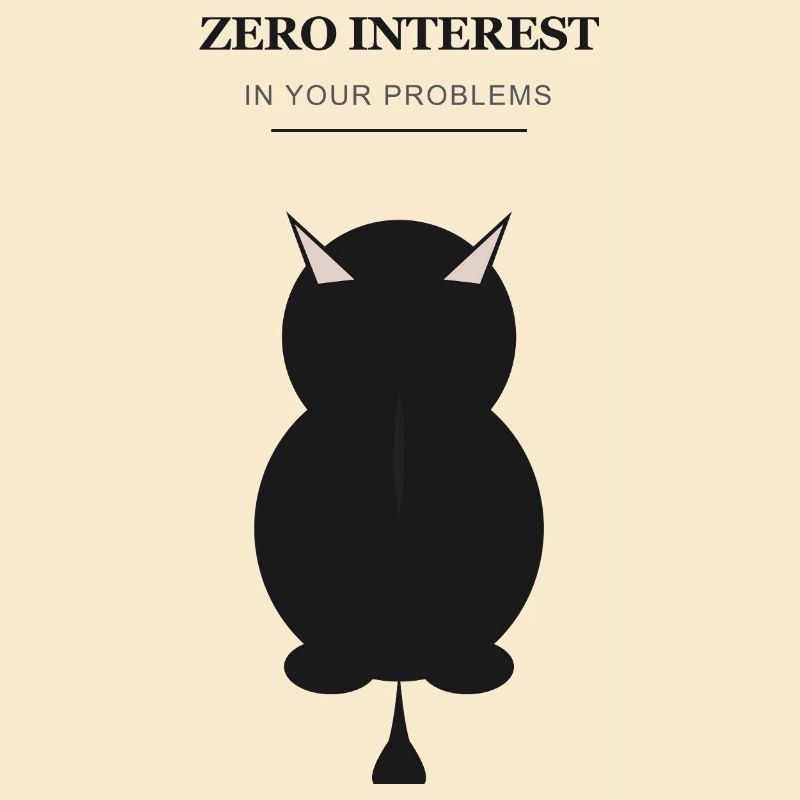 Silhouette du Démon Zéro Intérêt