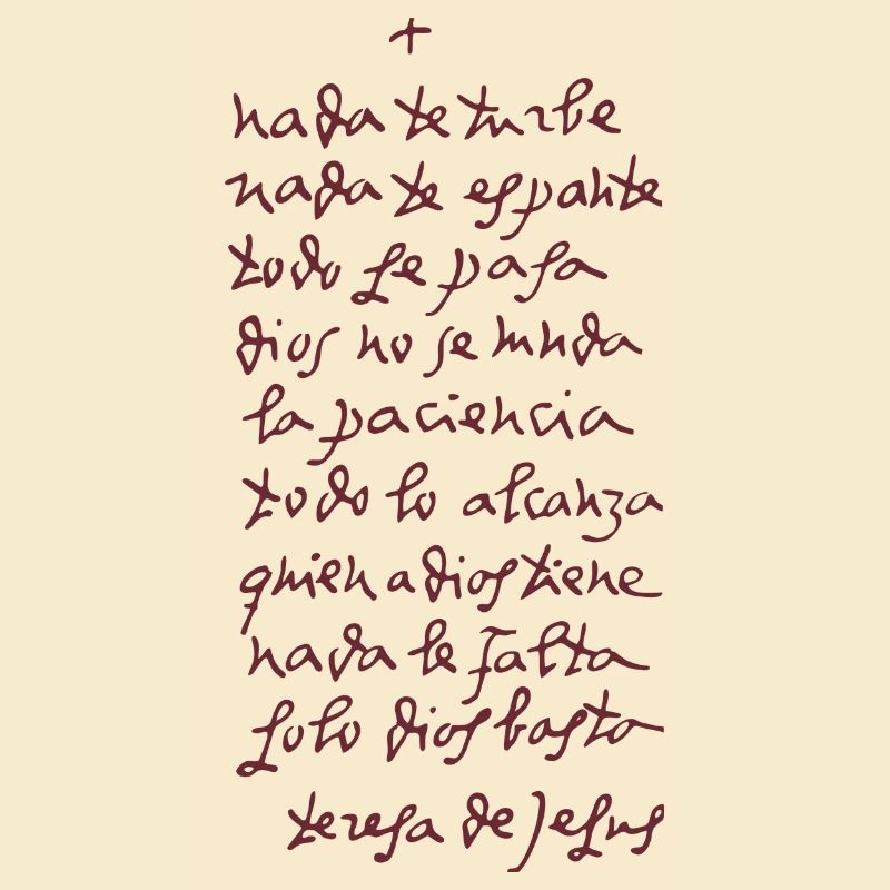 Solo Dios basta (Let nothing disturb thee)
