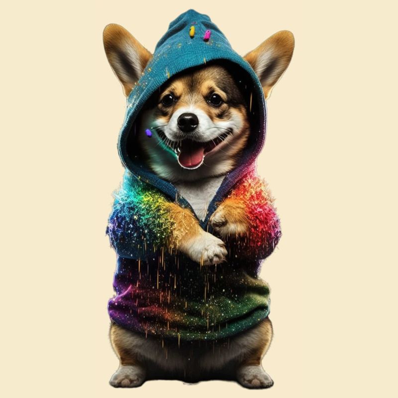 Pup élégant