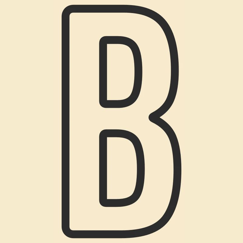 Letter B Typodesign