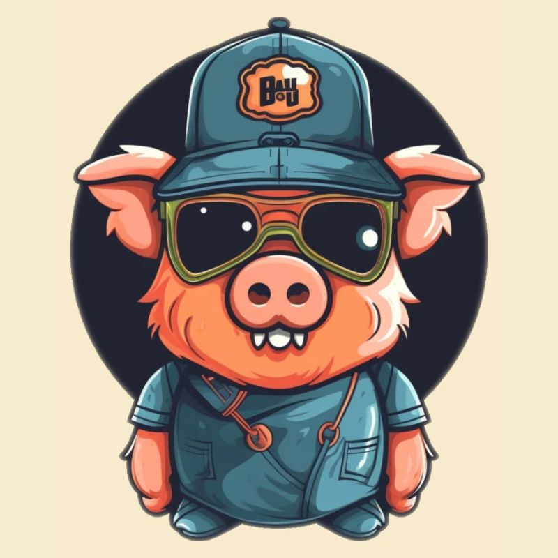comic schwein