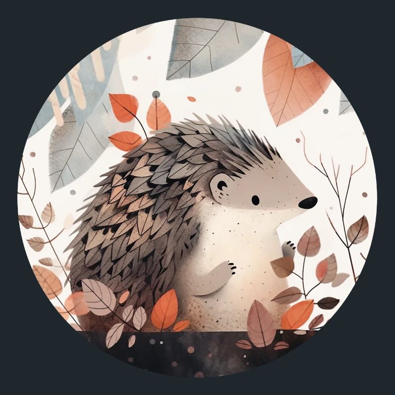 Igel im Herbst