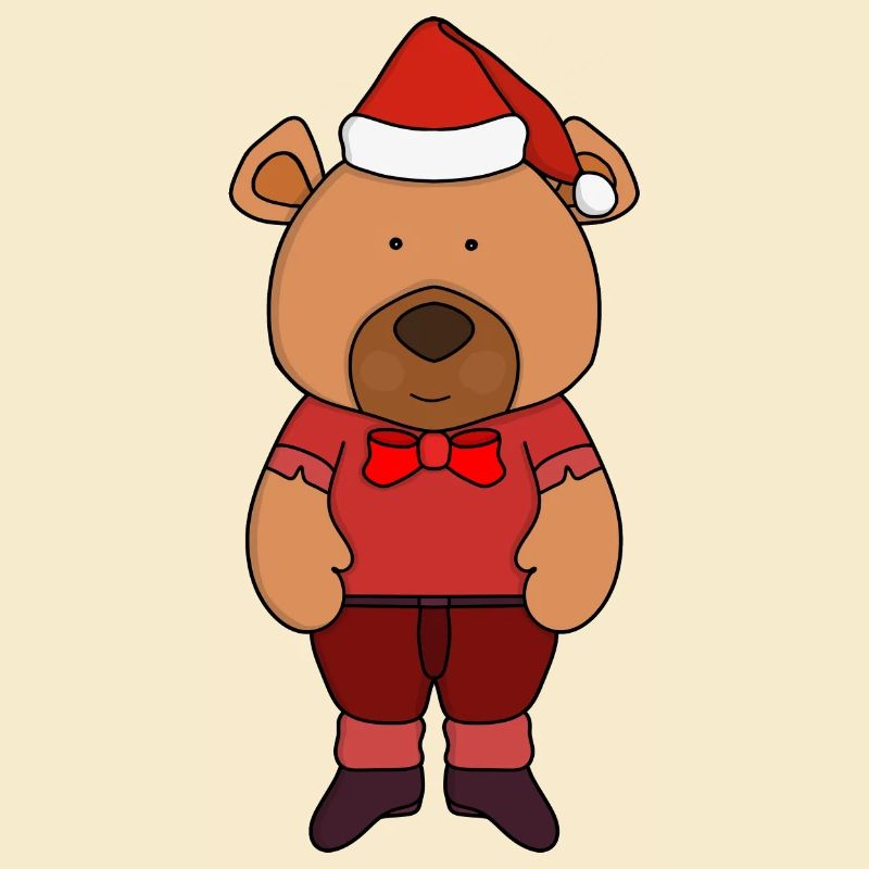 Santa süßer Bär