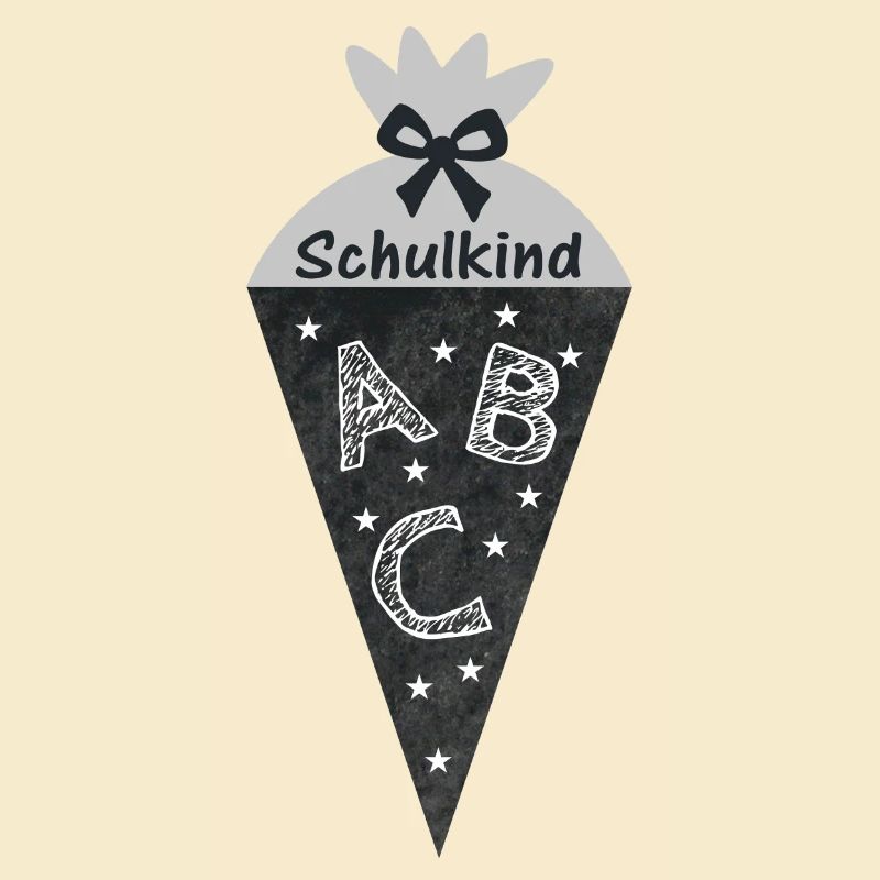 Schoolchild 2026 - Chalkboard Candy Cone - grey