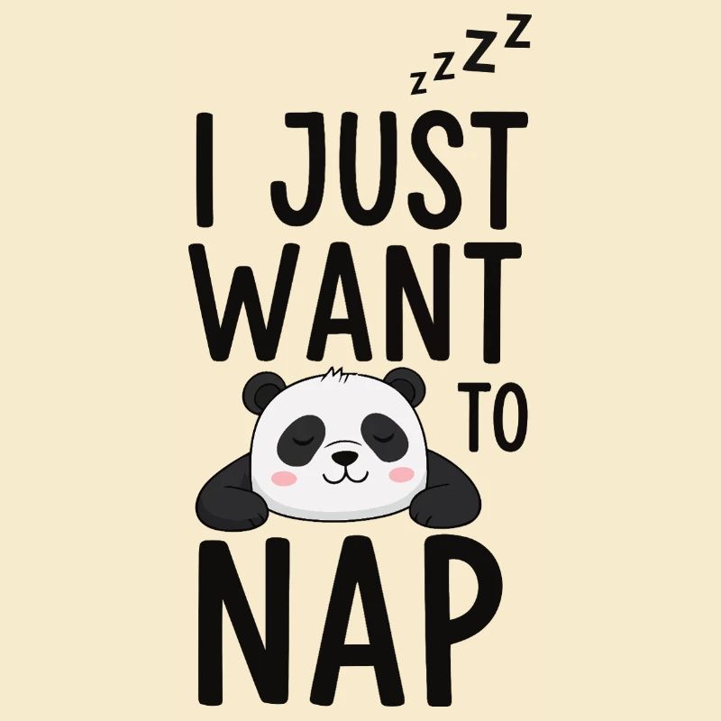 Panda Nickerchen Schlafmodus
