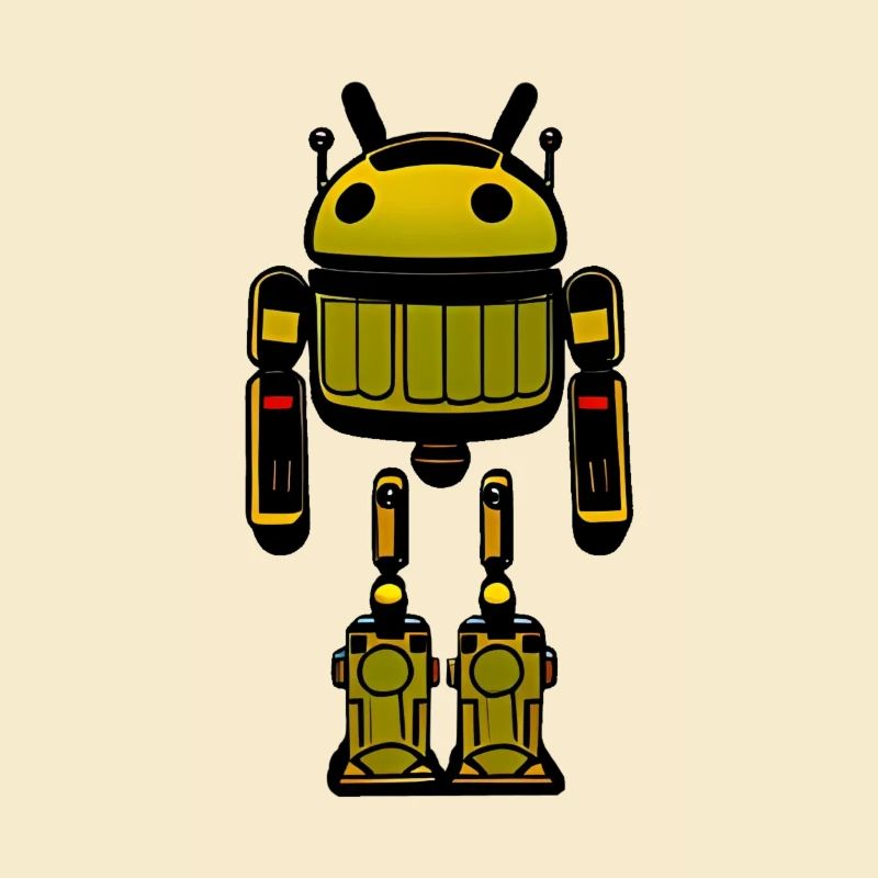 Robot bidone Android