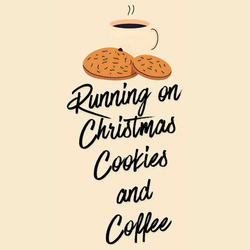 Vivre sur des biscuits et du café de Noël