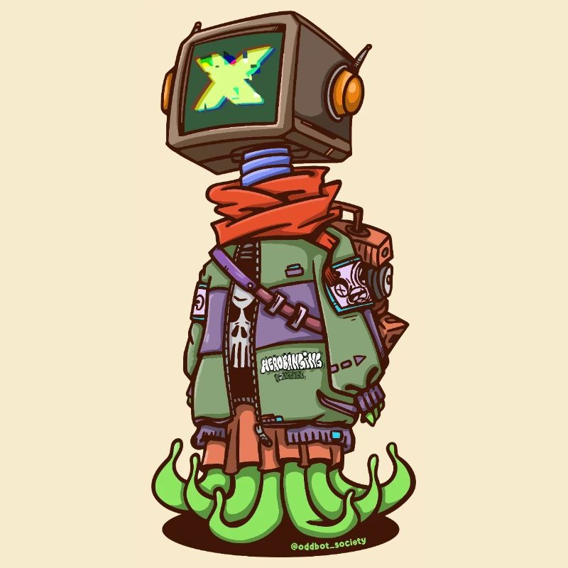 Neon X Robot Scout with Flame Boots