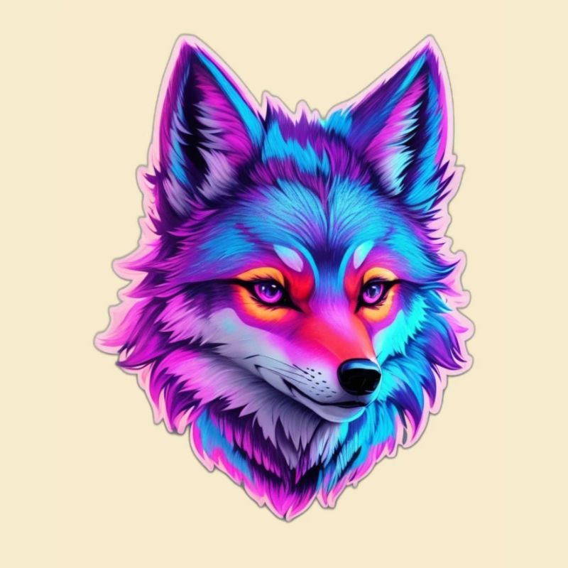 cute wolf head 5