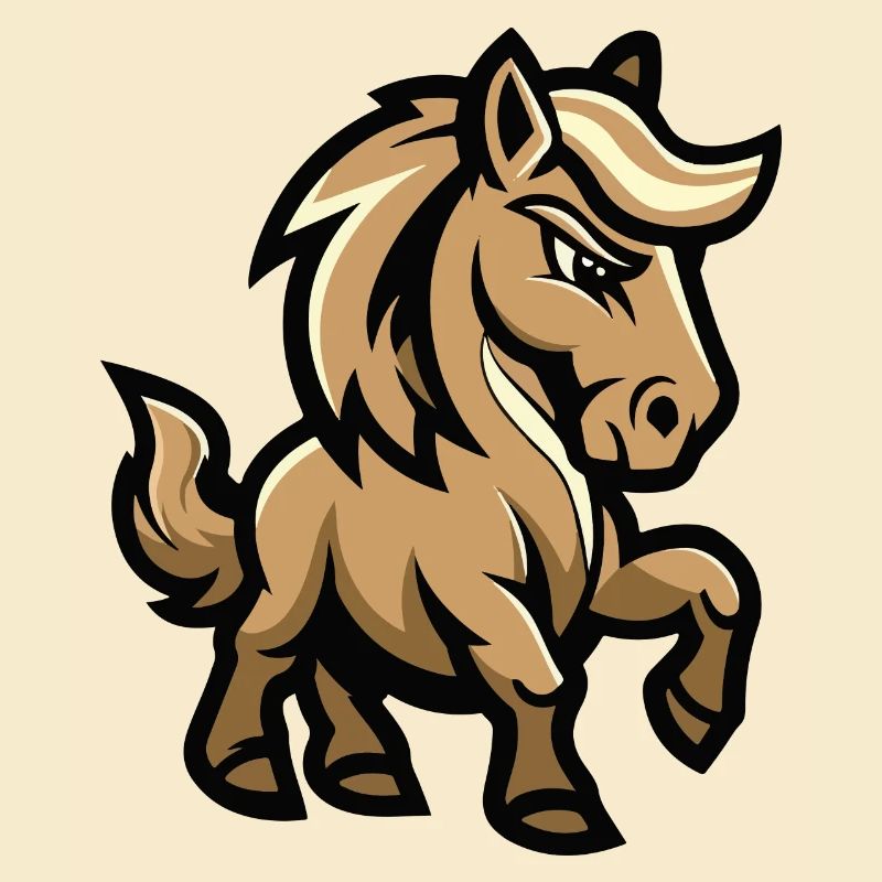 Bande dessinée de cheval