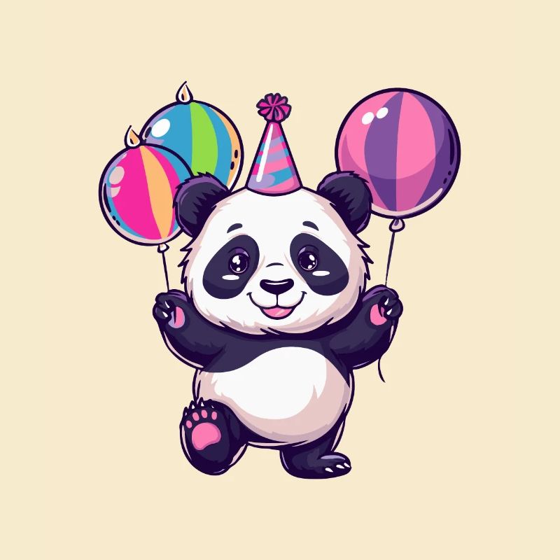 Panda Anniversaire Bébé