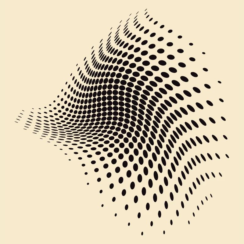 Cadeau de géométrie de formes d'illusion d'optique