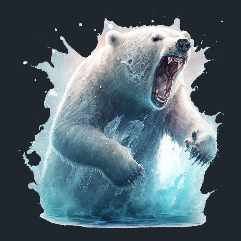 Wütender Eisbär