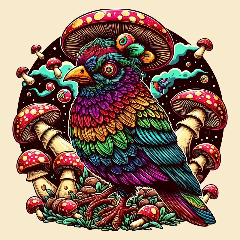 Psychedelic Owl