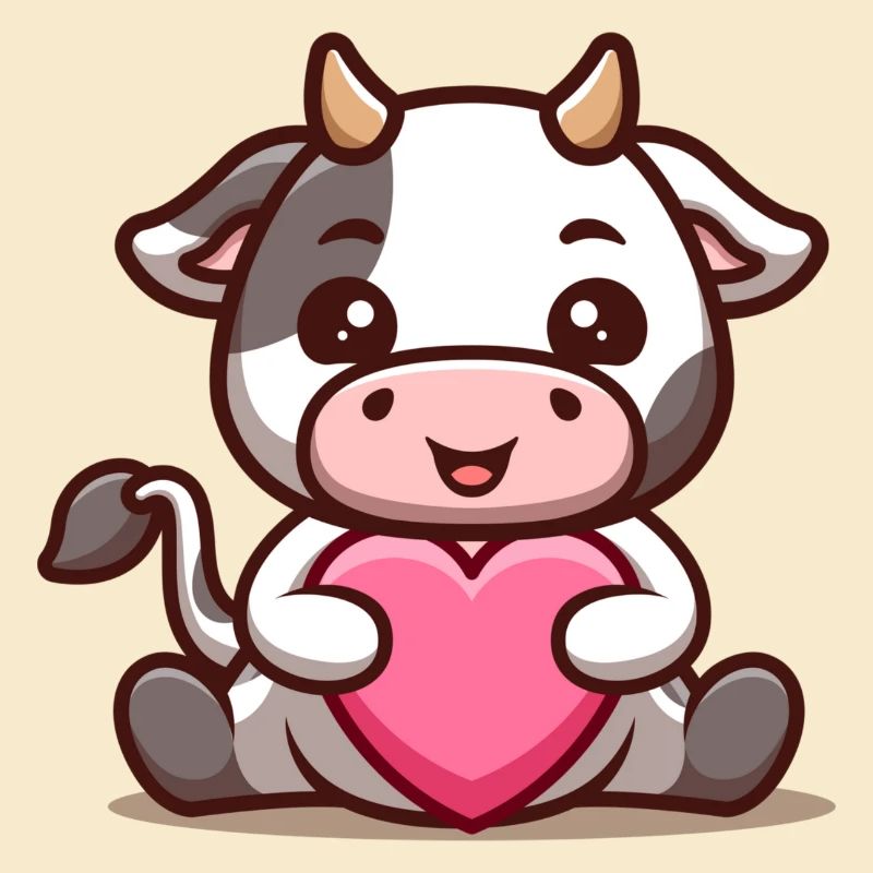 Vache mignonne