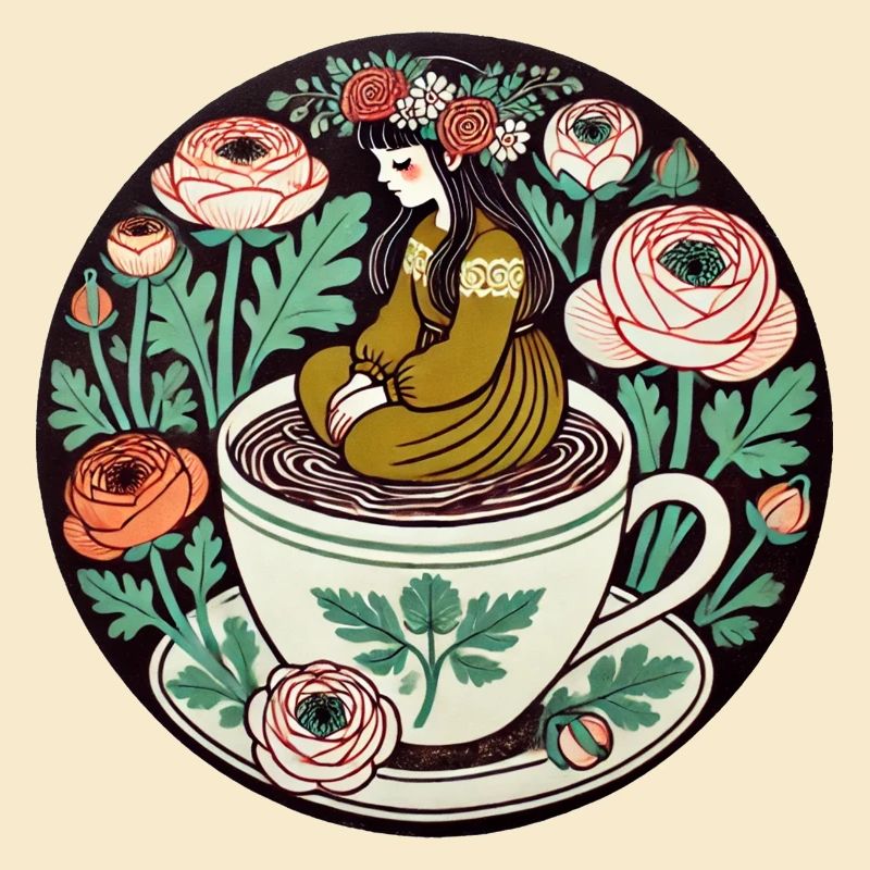 Tea Time Mädchen