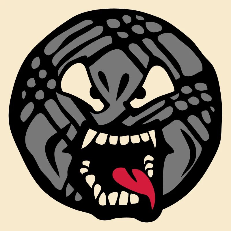 petanque cartoon face langue gueule des