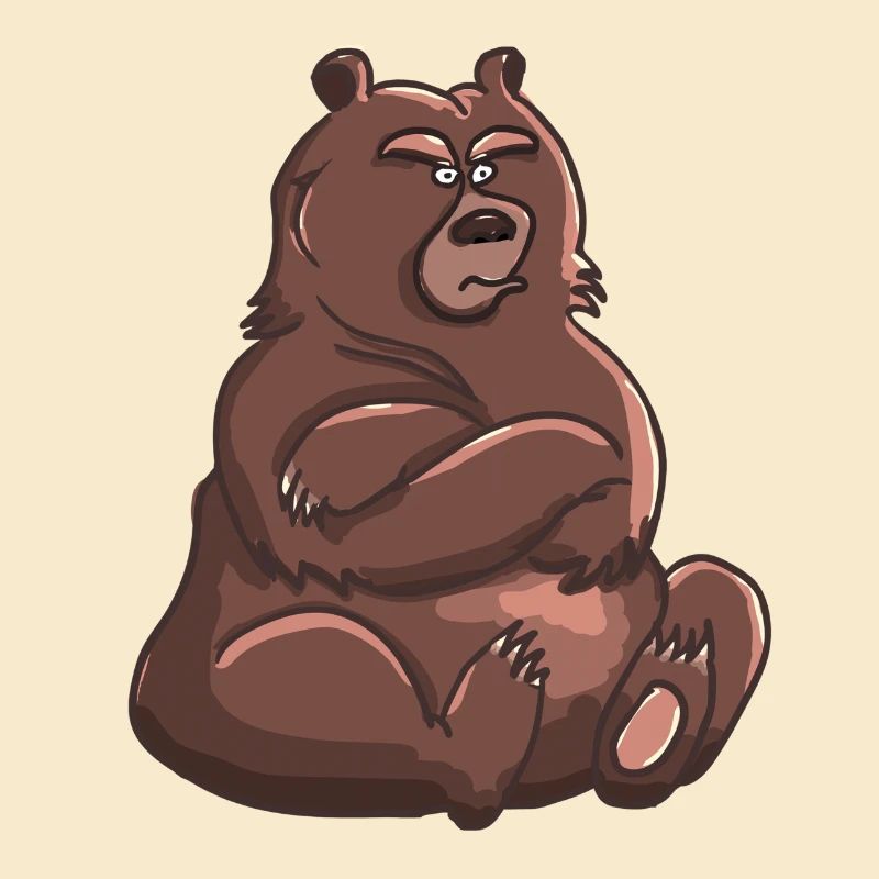 Doba the grumpy bear