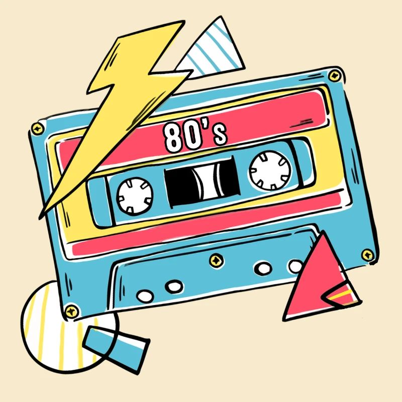 Kassette Musik 80s Geschenk Pop Style Geschenkidee