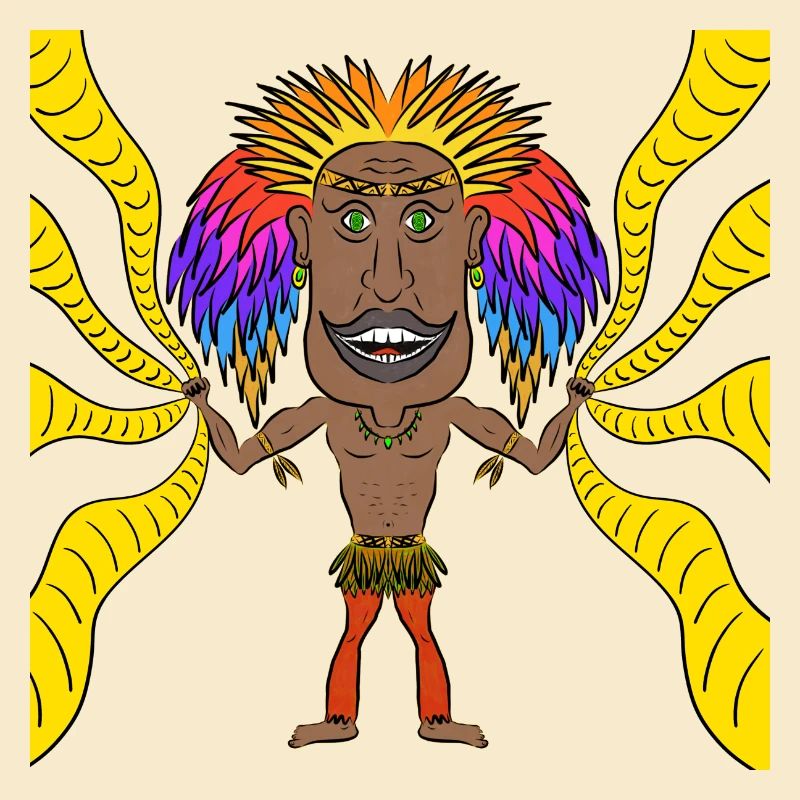 Chaman coloré