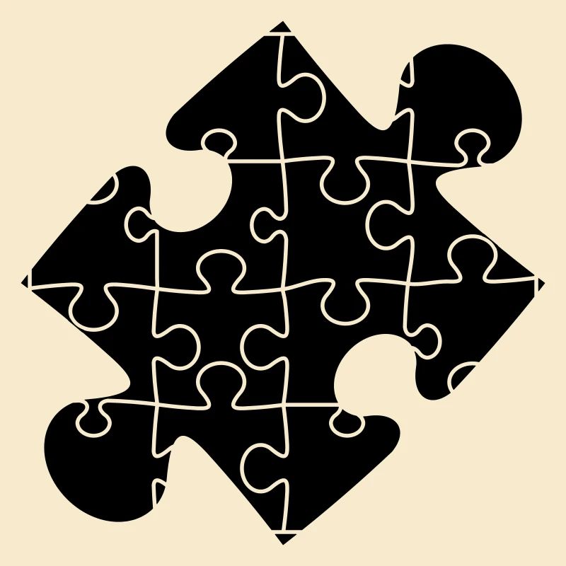 modèle de puzzle pièce de puzzle Puzzle puzzle
