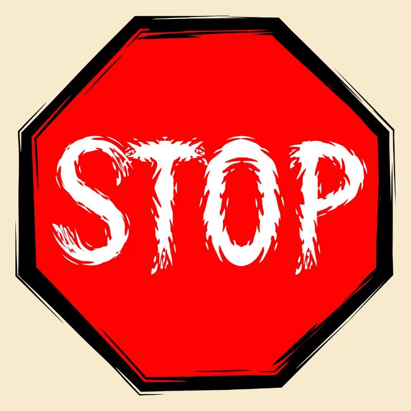 Stop Schild Vektor