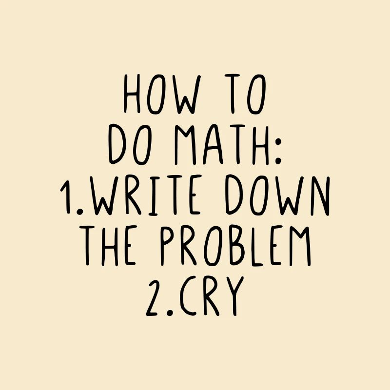 How to do math: