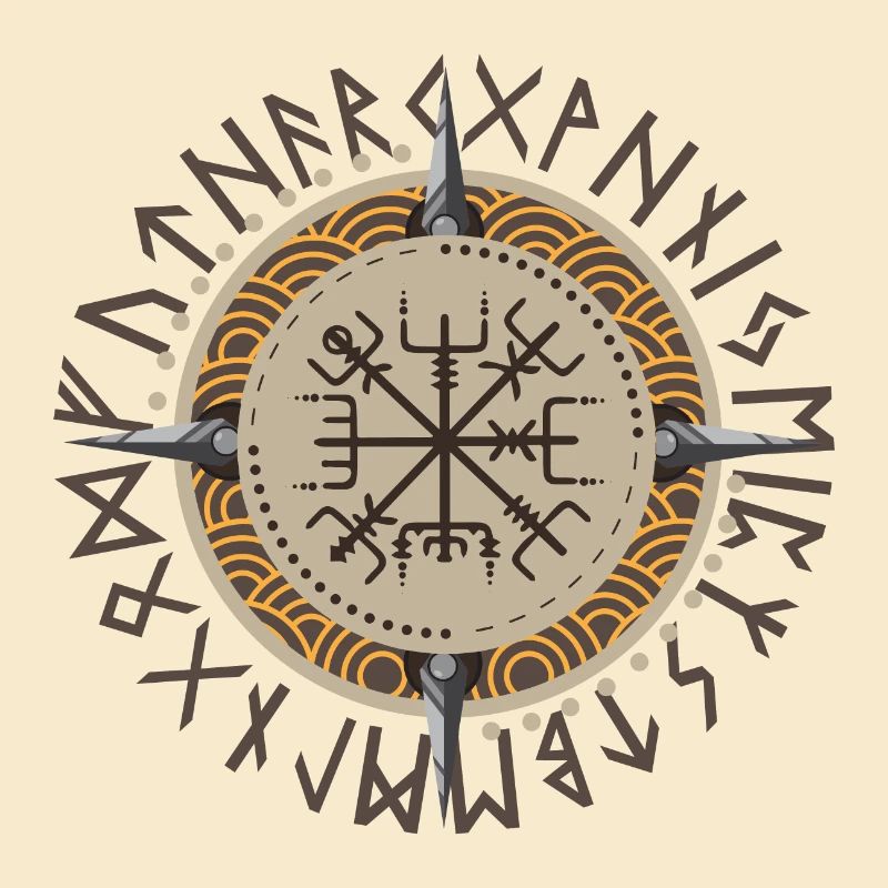 Vikings Vegvisir Krieger Geschenkidee